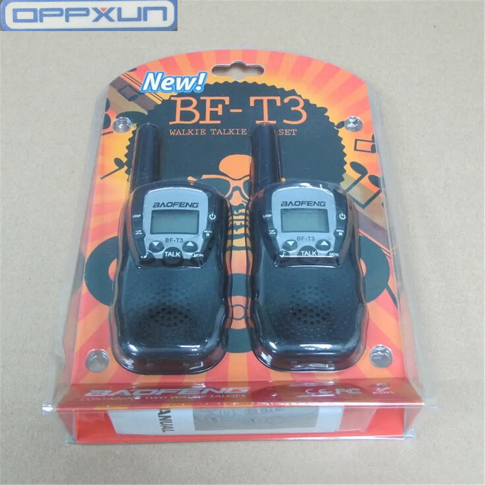 

OPPXUN MINI baofeng T3 children's walkie-talkie 0.5 W22 channel 2 walkie-talkie