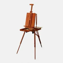 Мольберт Caballete краски портативный мольберт для краски Художника масляной краски подставка из дерева мольберт с тяги аксессуары для рисования