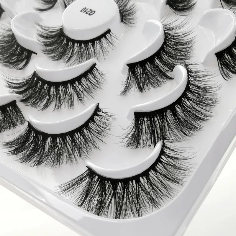 10 pairs False Eyelashes Thick Mink Eyelashes Make Up 3d Mink Lashes Natural Makeup Fake Eye Lashes Extensions maquiagem