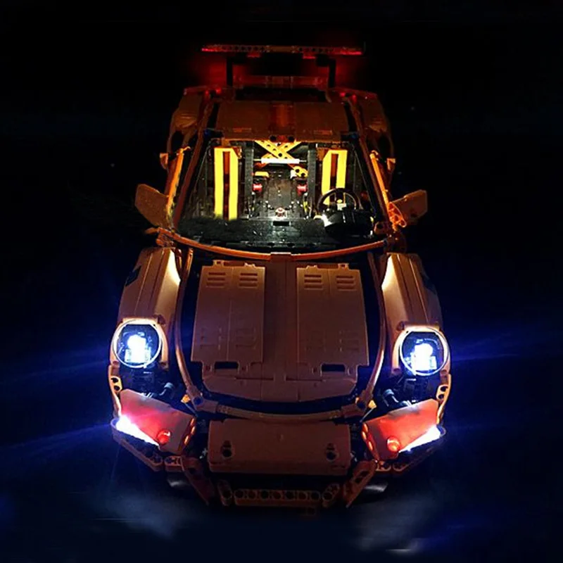 

Led Light Set For Lego technic 42056 Porsche race Cars Compatible 20001 Building Blocks technic series race Car Lighting Toys