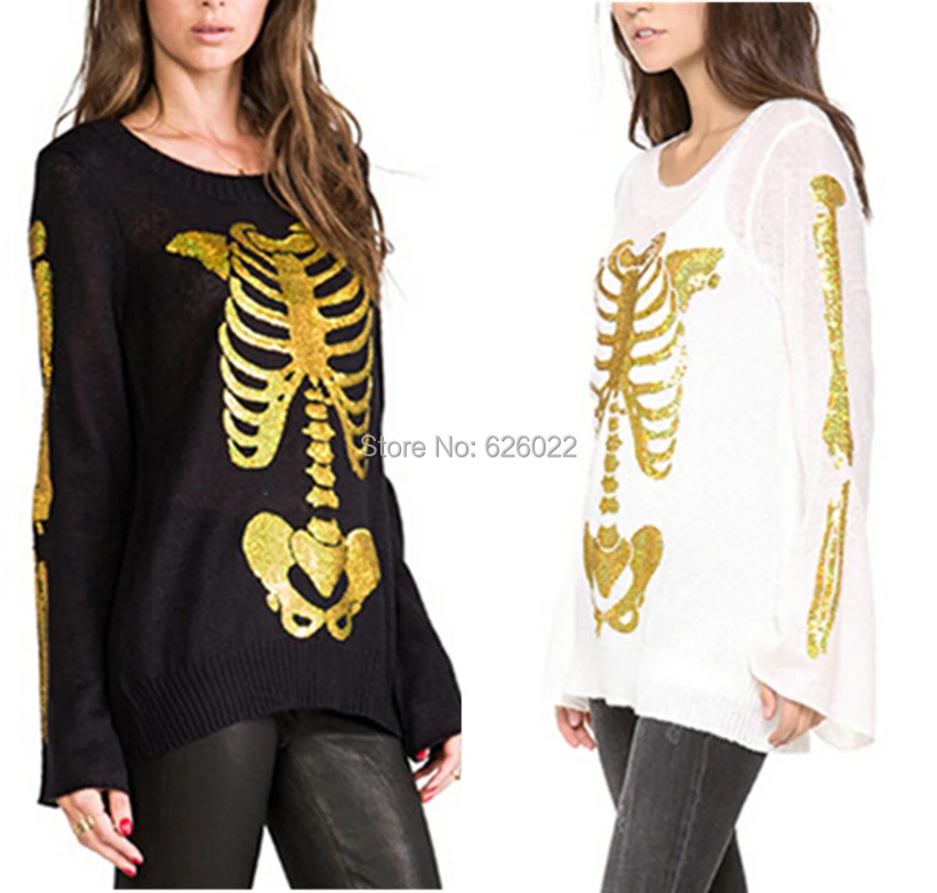 aliexpress skull sweater