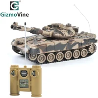 GizmoVine Р/У танки 1/20 9CH 27 мГц Инфракрасный rc боевой Тигр T90 бак пушки и Emmagee удаленного Управление бак радиоуправляемые игрушки для мальчиков - изображение