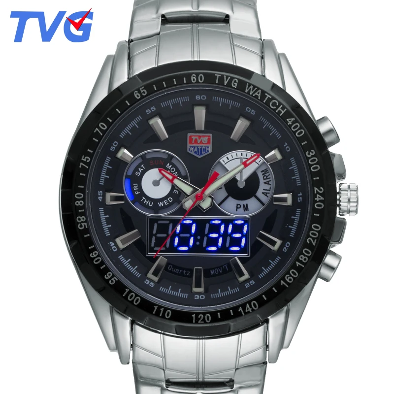 Prix pour Militaire Montre À Quartz Hommes De Luxe Marque TVG 2017 Analogique Sport Montre Hommes Étanche Numérique Montre-Bracelet Relogio Masculino De Luxo Prix pour Militaire Montre À Quartz Hommes De Luxe Marque TVG 2017 Analogique Sport Montre Hommes Étanche Numérique Montre-Bracelet Relogio Masculino De Luxo