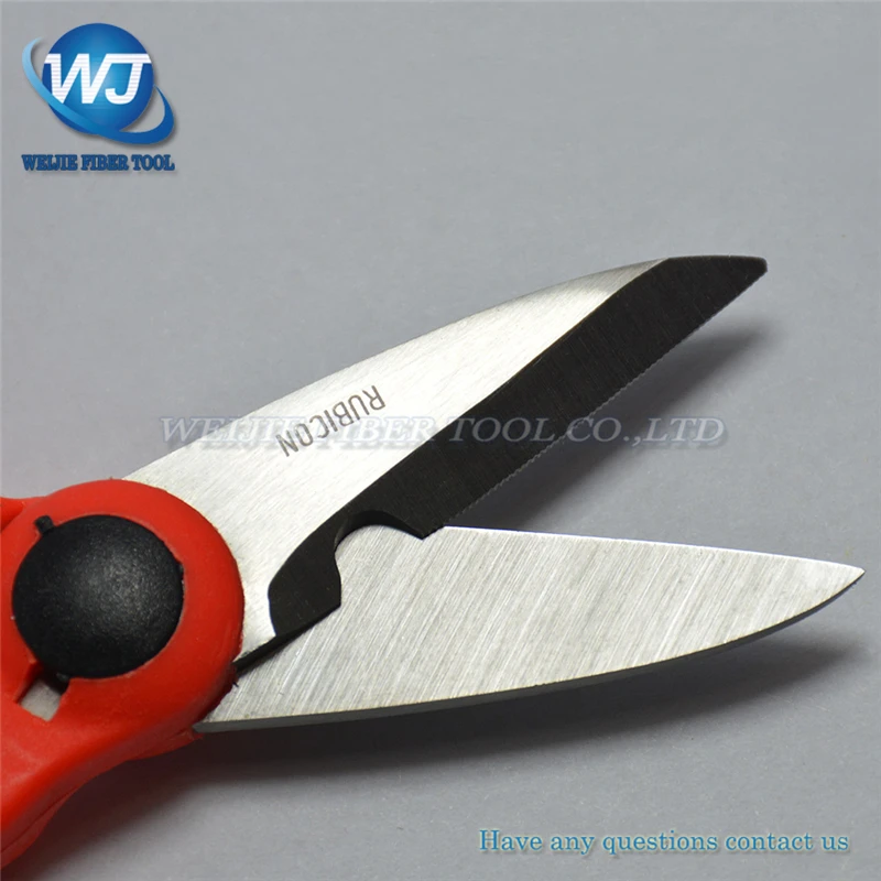 RUBICON RCZ-527 ELECTRICIAN'S SCISSORS STAINLESS STEEL BLADE (9)