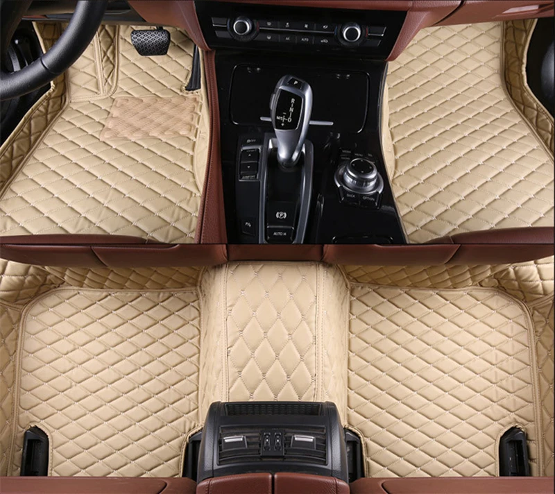 

5 Colors Car Floor Mats Front & Rear Liner Waterproof Mat For Mitsubishi Pajero V93 5-Seats 2018 2017 2016 Car Accessorie Carpet