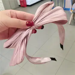 Модные черные, красные Лук hairband для женщин обувь для девочек модные, пикантные кроличьи уши в горошек волос ободок для волос аксессуары