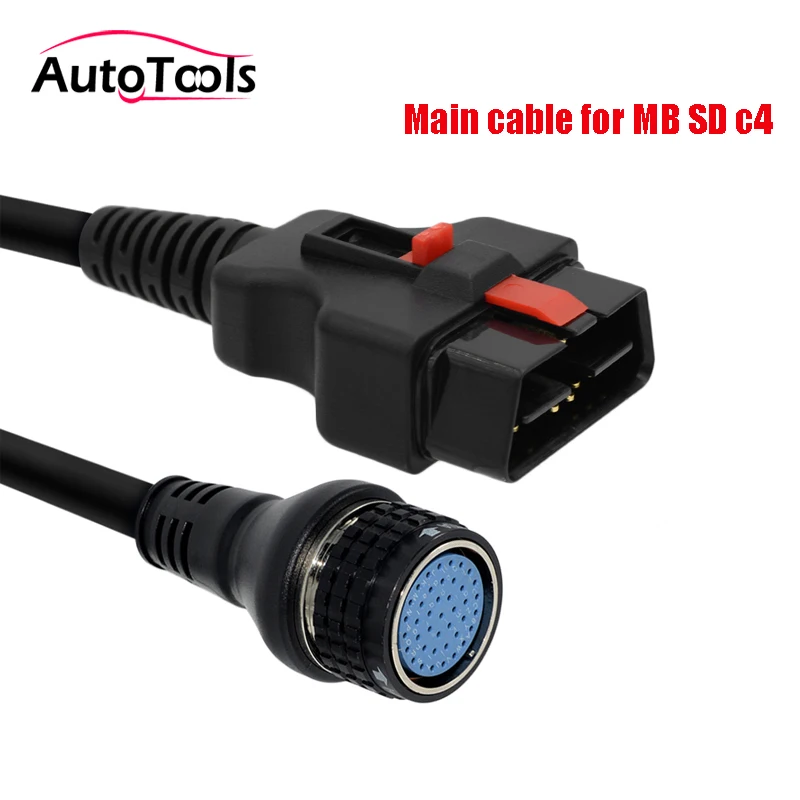 Для MB SD подключения компактный 4 OBD2 16PIN основной кабель для звезды MB SD C4 16 pin Главная тестирование кабеля автомобиль