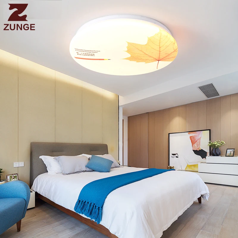 ZUNGE led ceiling lamp simple modern room lamp P600 study lamp round bedroom lamp