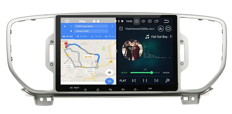 Best Belsee Kia Sportage Android 8 Car Multimedia Radio Stereo Support Android Auto Bluetooth WiFi Octa Core 4GB Ram GPS Navigation 1