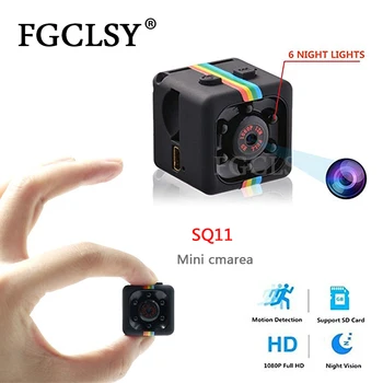 

FGCLSY SQ11 Mini Camera Micro Video Recorder Digital Cam Sensor Night Vision Camcorder HD 1080P Sport DV Motion Recorder