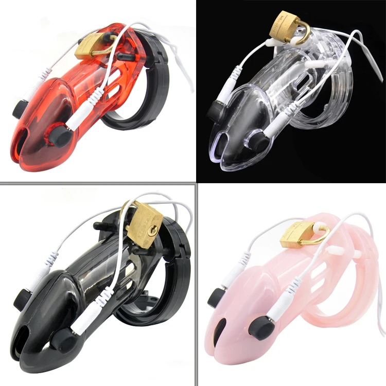 Men Male Chastity Lock Long Cock Cage Male Electro Cock Pennis Chastity Device+Power box Shock Men Penis lock Plastic Device Men Male Chastity Lock Long Cock Cage Male Electro Cock Pennis Chastity Device+Power box Shock Men Penis lock Plastic Device
