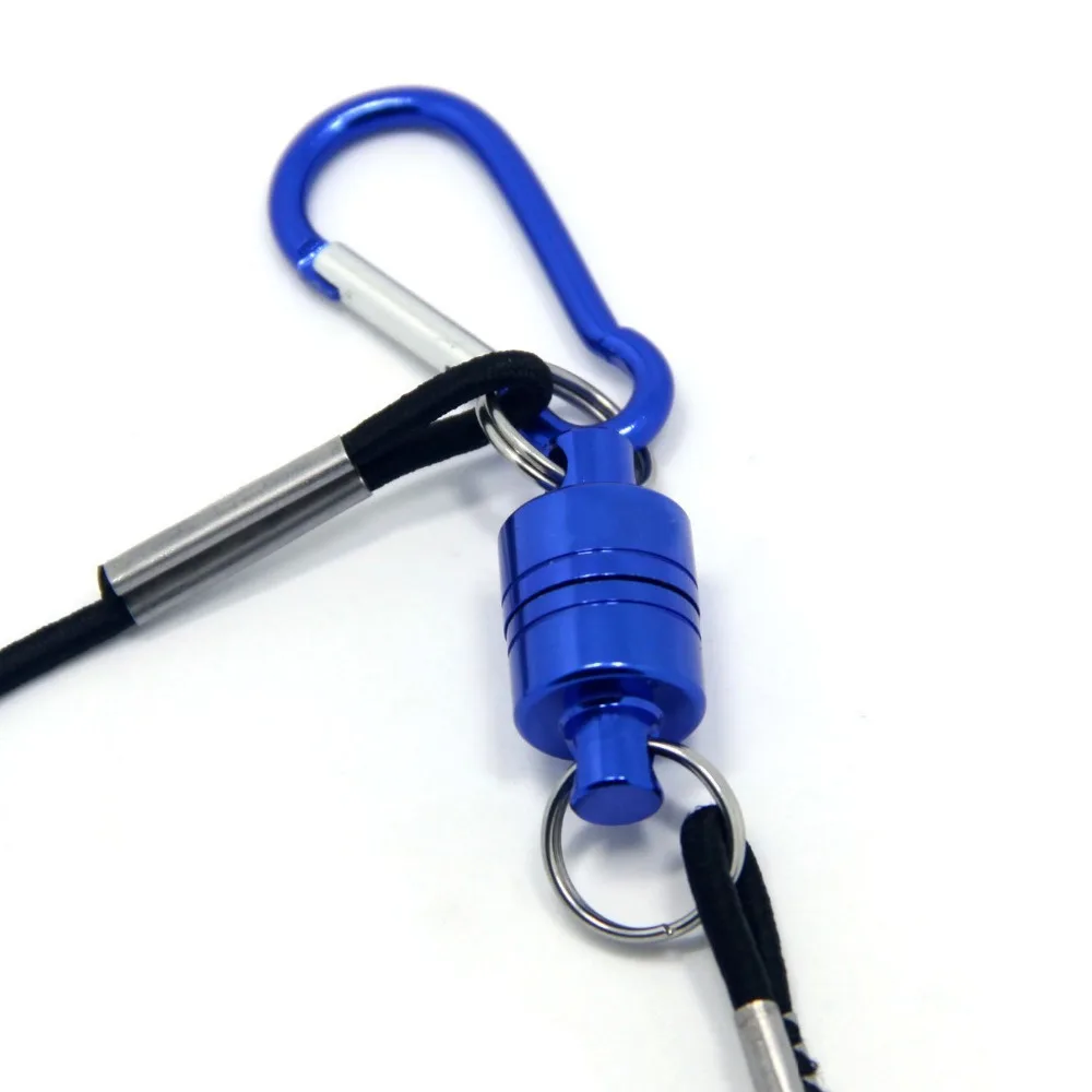 Magnetic Net Release Holder with Bungee Coil Aluminum Shell 3.5KGs Maximum Pull Force detail