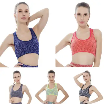 

Women Shockproof Sport Vest Bra Breathable Gym Fitness Stretch Underwear