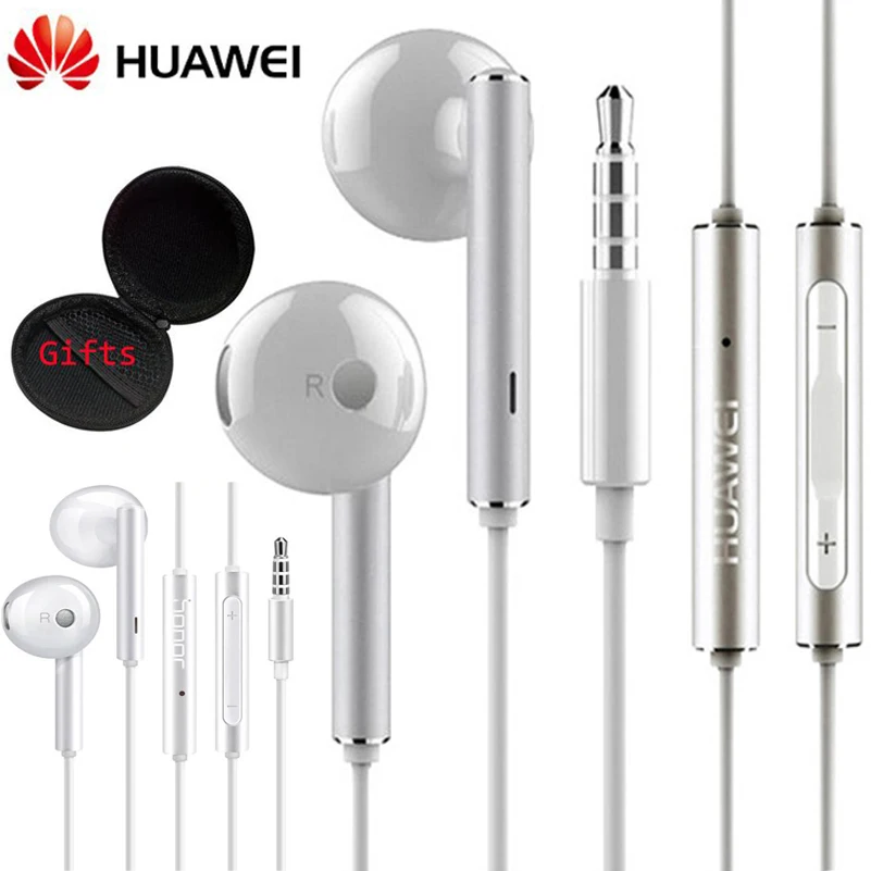 Оригинальные наушники HUAWEI Honor AM115 гарнитура AM116 с проводным микрофоном и