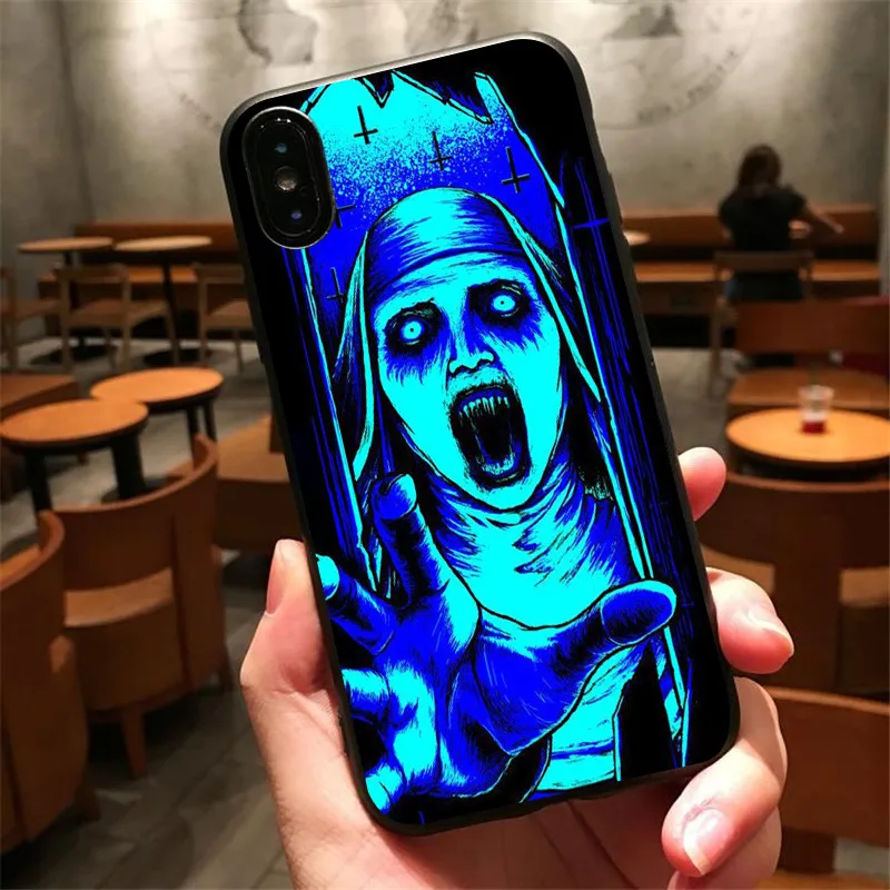 Мягкий чехол для телефона из фильма монашка валак iPhone 6 7 8 plus X 5 samsung Galaxy 9 edge