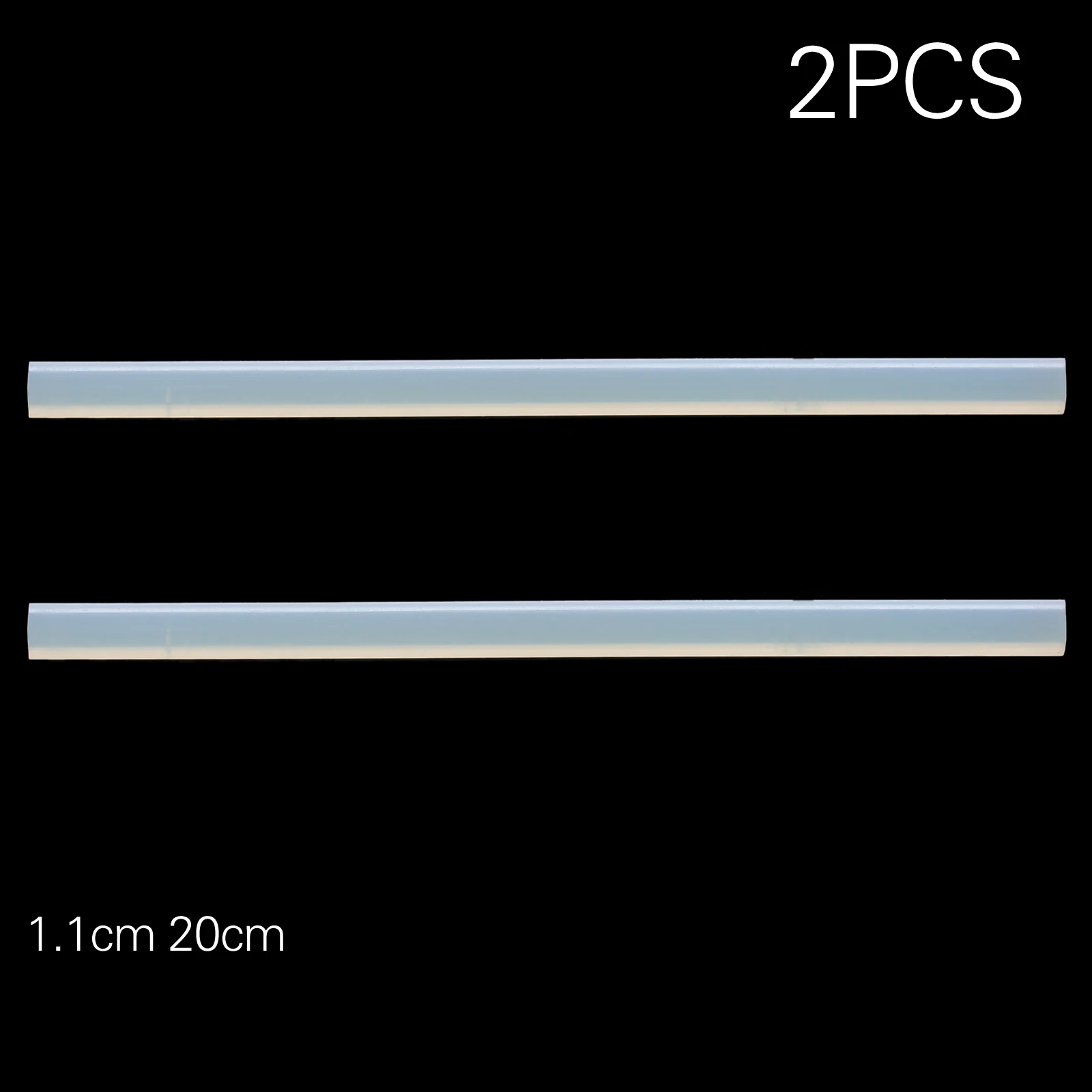 

2Pcs 11mmx200mm Hot Melt Glue Sticks Transparent 11mm Glue Sticks for Glue Gun Multifunctional Adhesive Sticks Repair Tools Kit