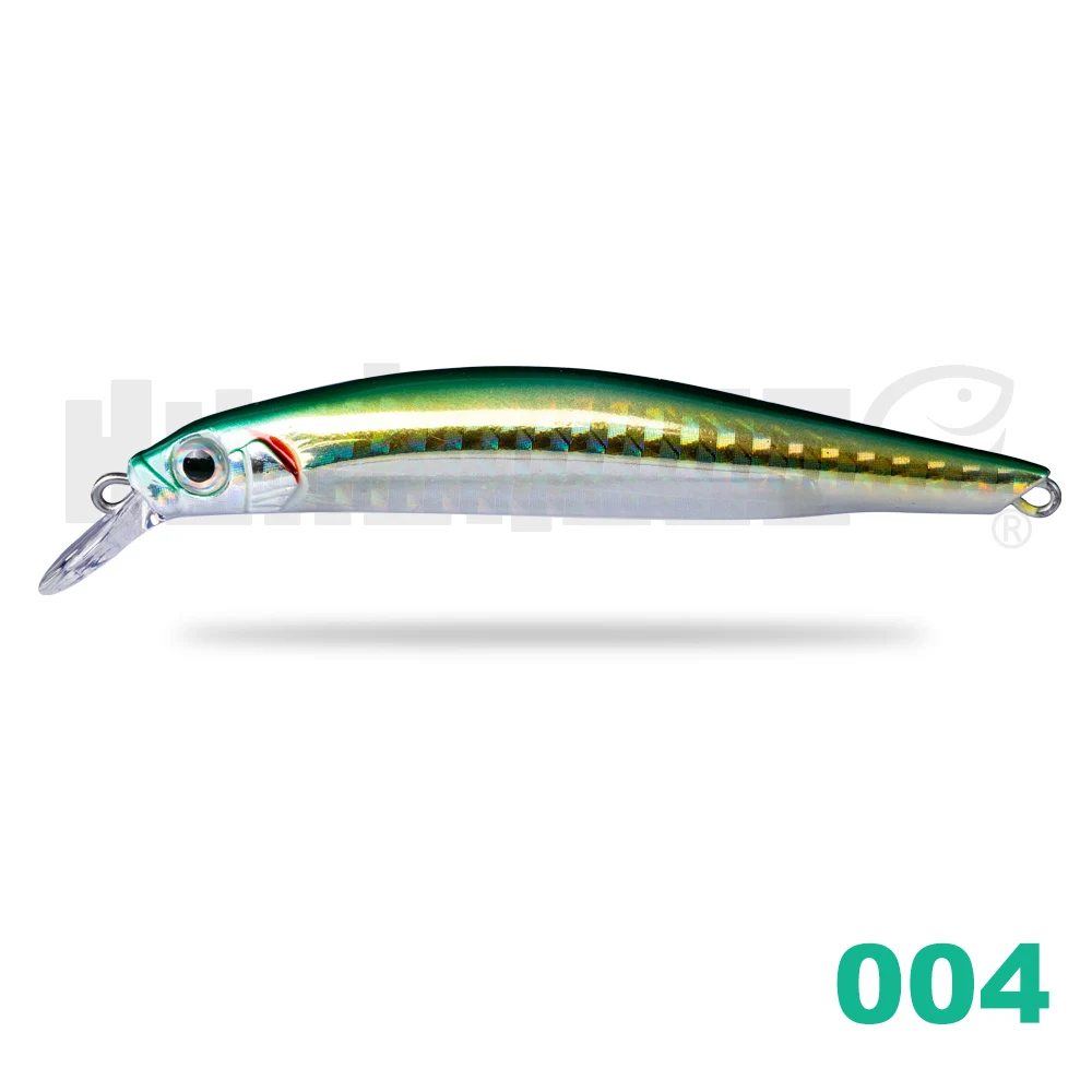 Hunthouse Рыбалка художник Минноу 7 см 8 см тела Минноу lerrue Рыбалка mustad крючок для морской окунь рыбалка приманка жесткий bait - Цвет: 004