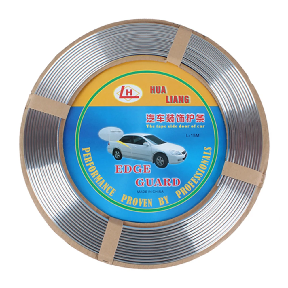 

Scratch Protector Car Trim Strip Trim Molding Soft PVC 5m/roll U Style Edge Protect Automobile Accessories
