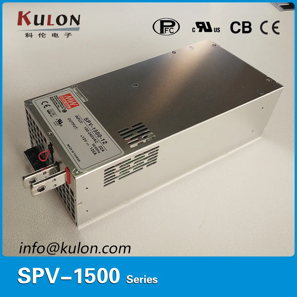 

Meanwell SPV-1500-48 1500W 32A 48V Power Supply with PFC function output voltage programmable