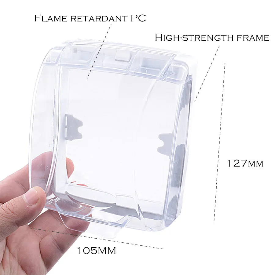 Waterproof cover FOR Wireless Doorbell smart Door Bell ring chime button Transmitter Launchers 5