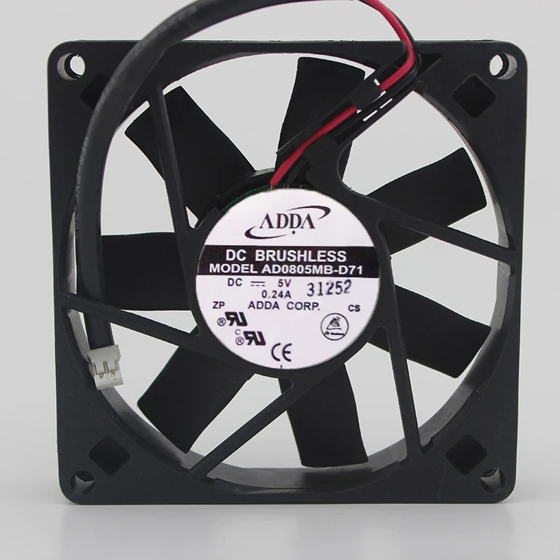 Brand New Original AD0805MB D71 8015 5V 0.24A CPU Fan Power Supply Fan