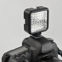 Luz de vídeo 36 led batería recargable para canon nikon videocámara de la cámara dv fw1s