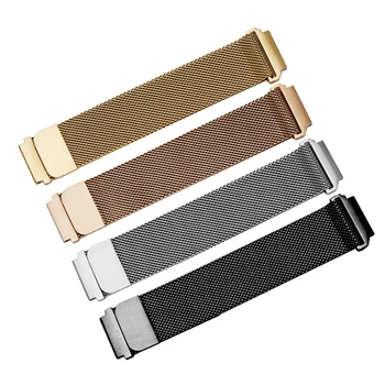 

Milan Mesh Belt Adaptation TIC Watch Belt 12 Generation ticwatche E C2 Intelligent Watch Chain 18 20 22mm