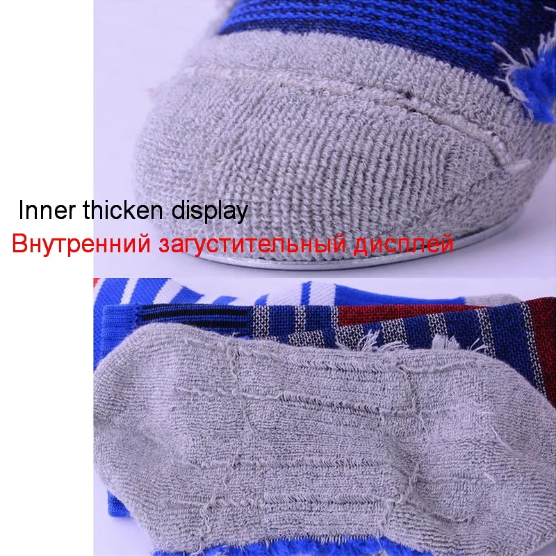 1 Pair cotton children's knee-highs football socks kids sports Long soccer socks for boys girls ankle fixed hockey stockings