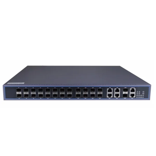 16 PON порт s EPON OLT оборудование 4 * GE SFP комбинированный 2 10GE/GE Оптический линейный