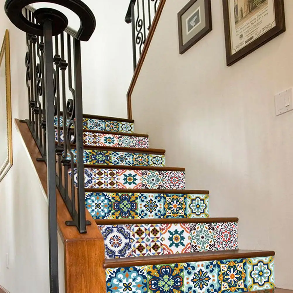 TPFOCUS Home Fashion Self-adhesive 3D Waterproof Wall Sticker for Stairs Decoration