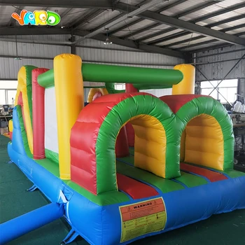 Best PVC Commercial Grade Inflatable Slide Inflatable Bounce House Inflatable Obstacle Course With Blowers