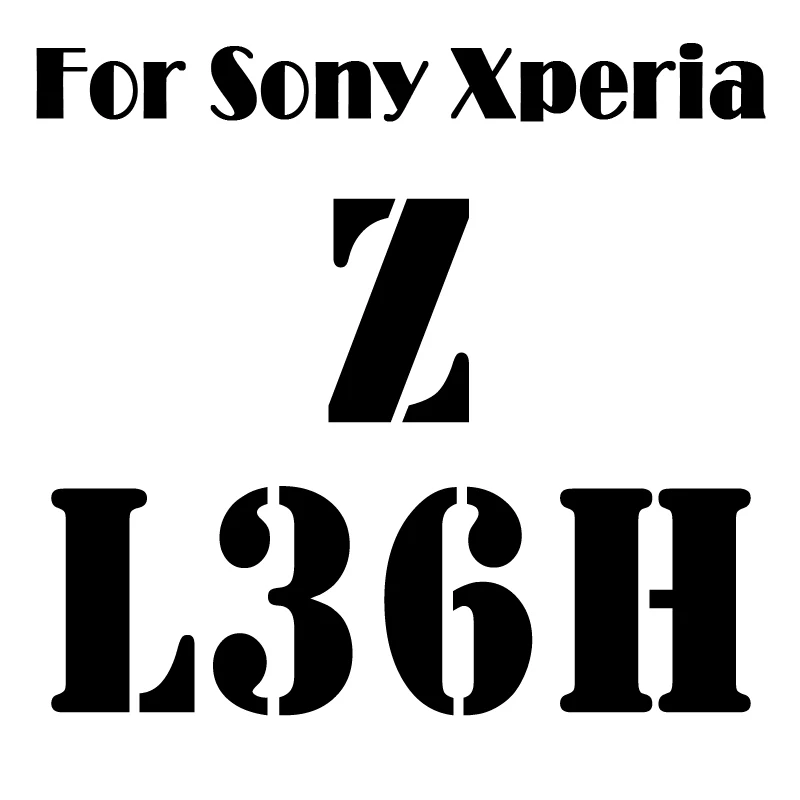 Переднее и заднее закаленное стекло для sony Xperia Z Z1 Z2 Z3 Z4 Z5 M4 M5 Compact Mini Plus Защитная пленка для экрана - Цвет: Z L36H