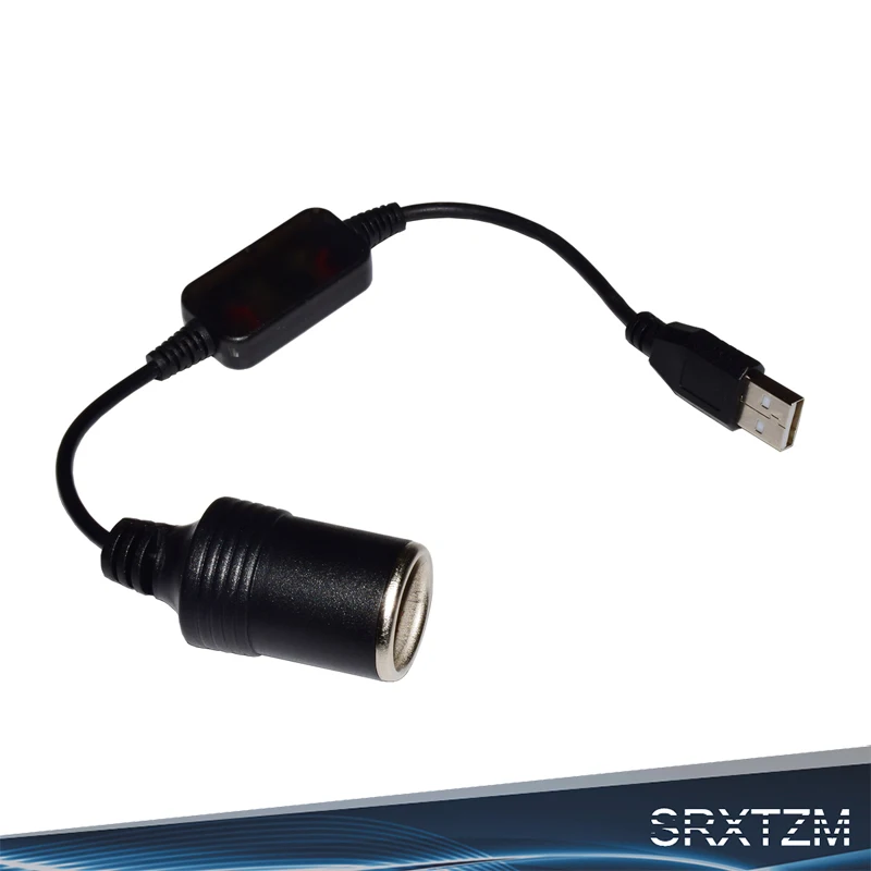 SRXTZM 2A USB порт в 12 В розетка для автомобильного прикуривателя Женский провод