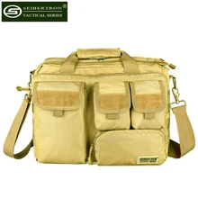 Seibertron Мужская Военная Униформа Тактический Открытый Плеча Сумка 17,3 ''сумки Портфели достаточно большой для 15,6" сумка ноутбука