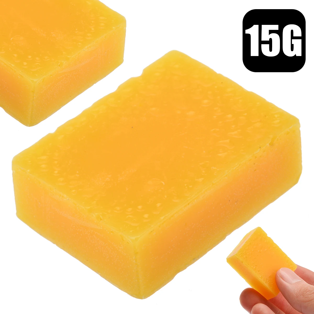 15g Organic Beeswax Cosmetic Grade Filtered Natural Pure Yellow Bees Wax Bar Furniture Floor Polishing Wax