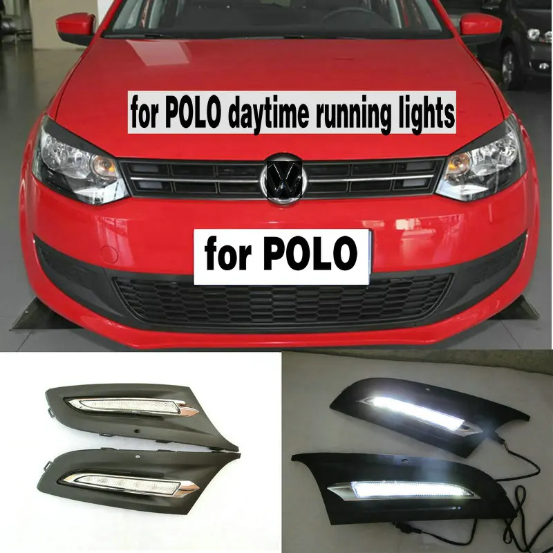 

for Volkswagen Polo 2011-2013 day fog light fog light LED driving DRL daytime running lights