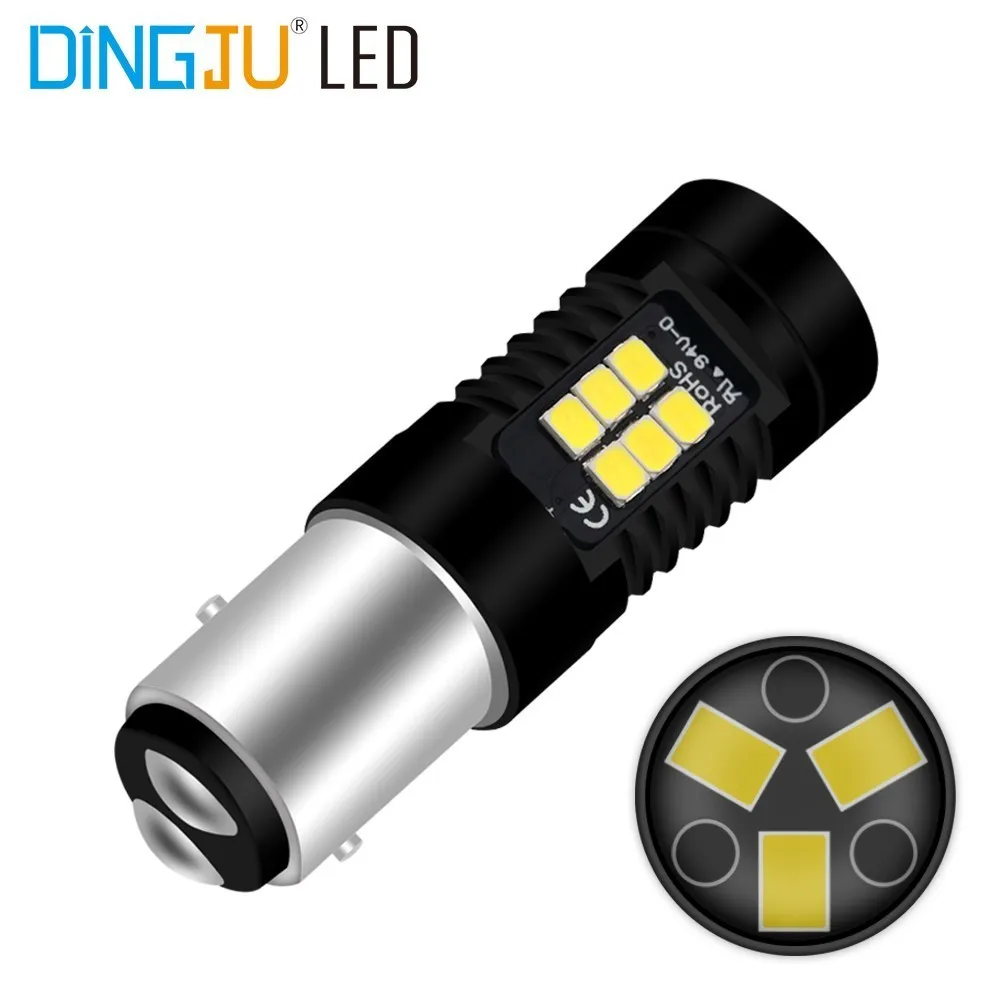 

1pcs P21W 1156 BA15S 1157 3156 3157 7440 7443 Car LED Reverse Lights 21 SMD 3030 Backup Tail Bulb