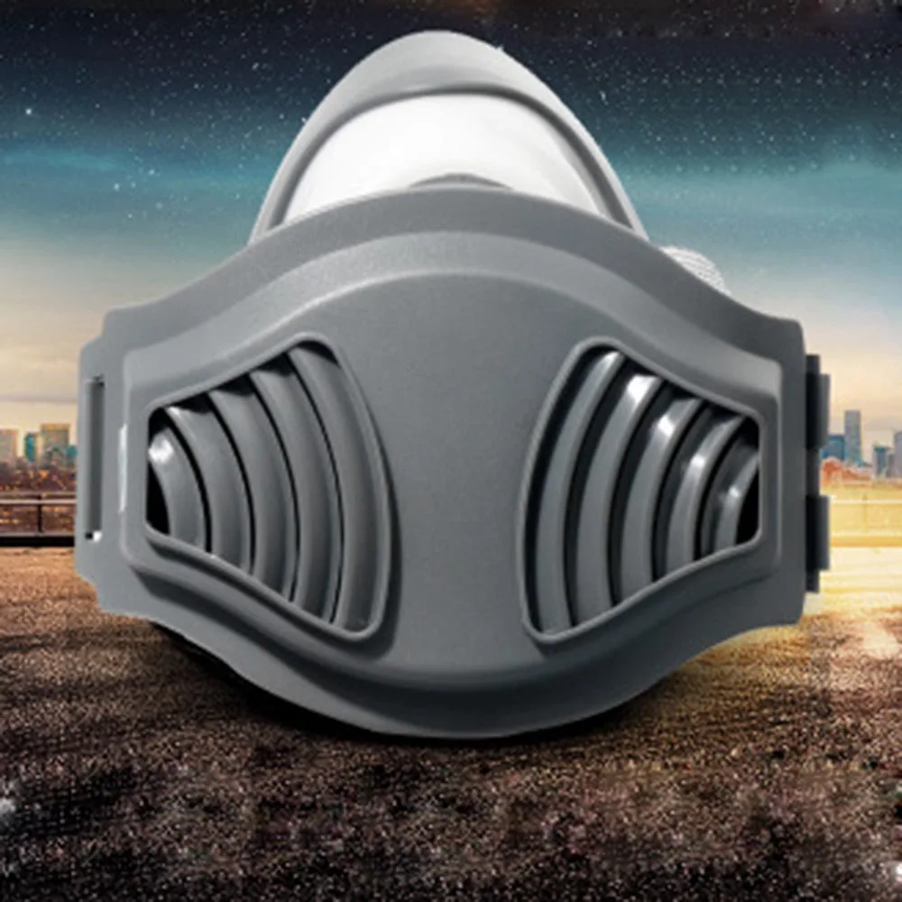 

Dust Mask Respirator Anti-dust Anti Industrial Construction Haze Poison Gas Family & Professional Breathing Mask Workout Mask