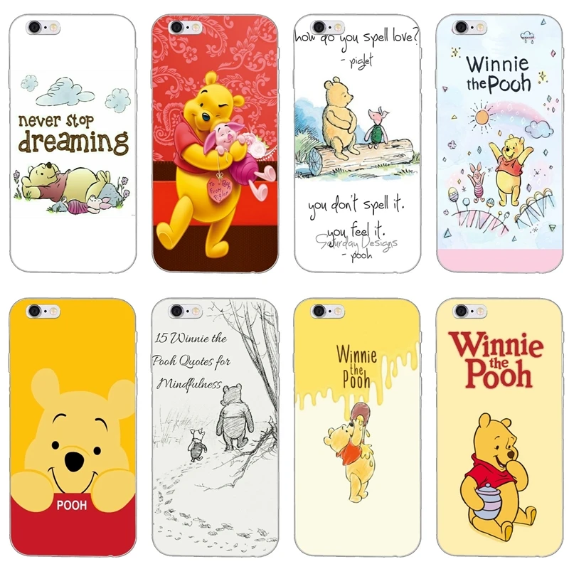 

Winnie Pooh Love Quotes For Huawei P20 P10 P9 P8 pro Lite plus pro P Smart Mini Nova 2i 3 3i case Soft phone cover