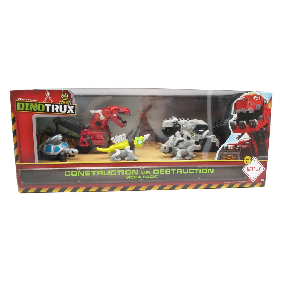 Автомобиль игрушечный Dinotrux автомобиль конструкция VS разрушение динозавр модели