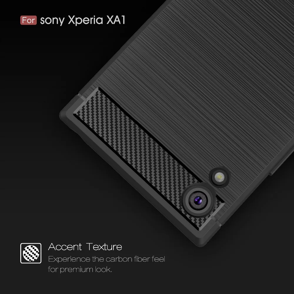 For sony xperia xa1 Case Slim Rugged Armor Shockproof Hybrid Soft