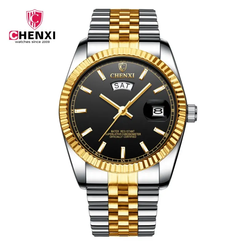 

CHENXI Top Brand Watches Men Luxury Quartz Analog Business Male Watches Men Sports Clock Wristwatch Waterproof Relogio Masculino