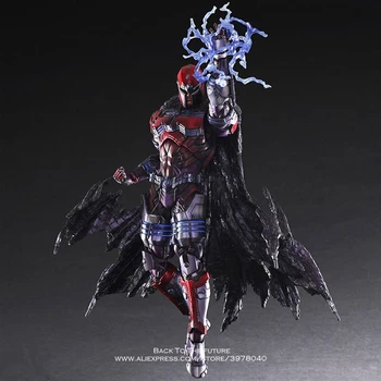 

Disney Marvel X Men Magneto 25cm Action Figure Anime Mini doll Decoration PVC Collection Figurine Toy model for children gift