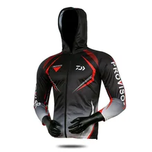 DAIWA толстовки Одежда для рыбалки с длинным рукавом Уличная дышащая рыболовная рубашка анти УФ быстросохнущая велосипедная туристическая одежда Camisas