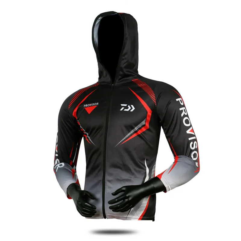 

DAIWA Hoodies Fishing Clothing Long Sleeve Outdoor Breathable Fishing Shirts Anti UV Quick Dry Cycling Hiking Clothes Camisas