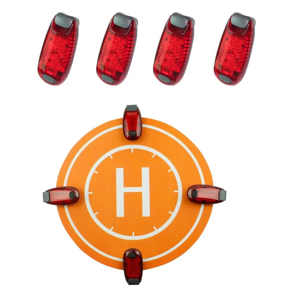 Owoda 4pcs Universal Drone Landing Pad Led Light Emergency Indicator