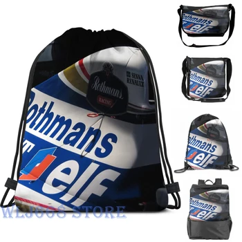 

Funny graphic print shoulder Bags women Williams FW16 - Ayrton Senna Single shoulder backpack travel for men Gym Bag