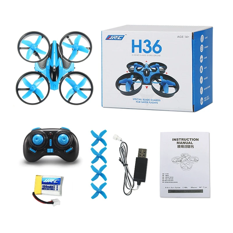 Beste Jjrc H36 H36F Mini Drone 2.4G 4CH 6 As Snelheid 3D Flip Headless Modus Rc Drones Speelgoed Gift aanwezig Rtf Vs E010 H8 Mini