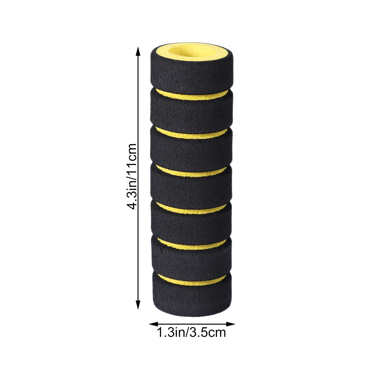 2 пары крышки руля Ручка Бар поролоновые Ручки Губка Нескользящая ручка ручки для велосипеда гоночный велосипед мотоцикл(желтый