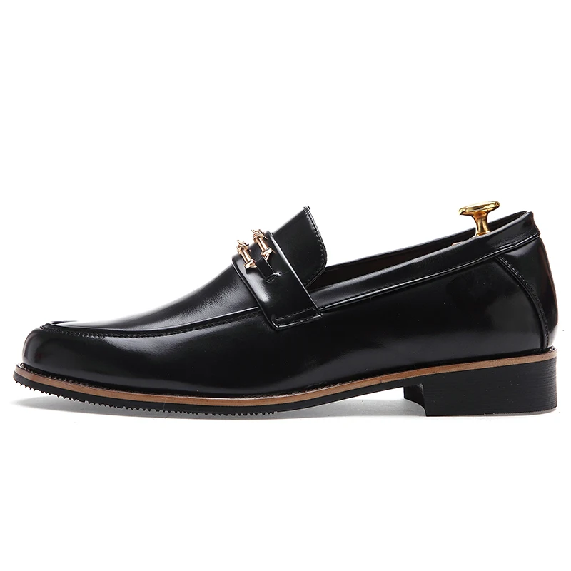 

Black Gold Red Mens Business Dress Shoes Patent Leather Pointed Toe Mens Wedding Shoes D50